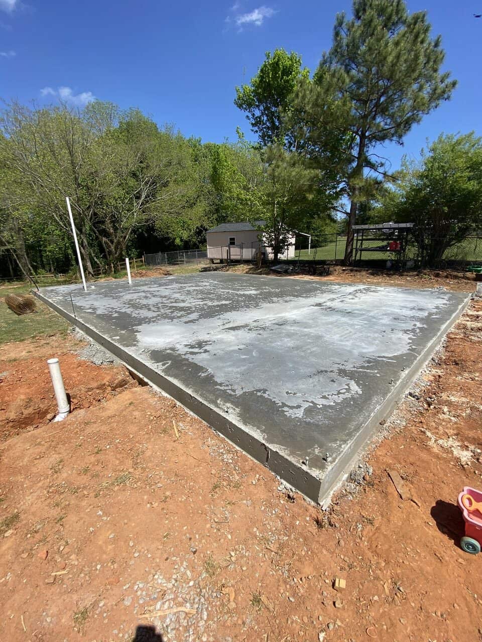 Concrete Pad Installation